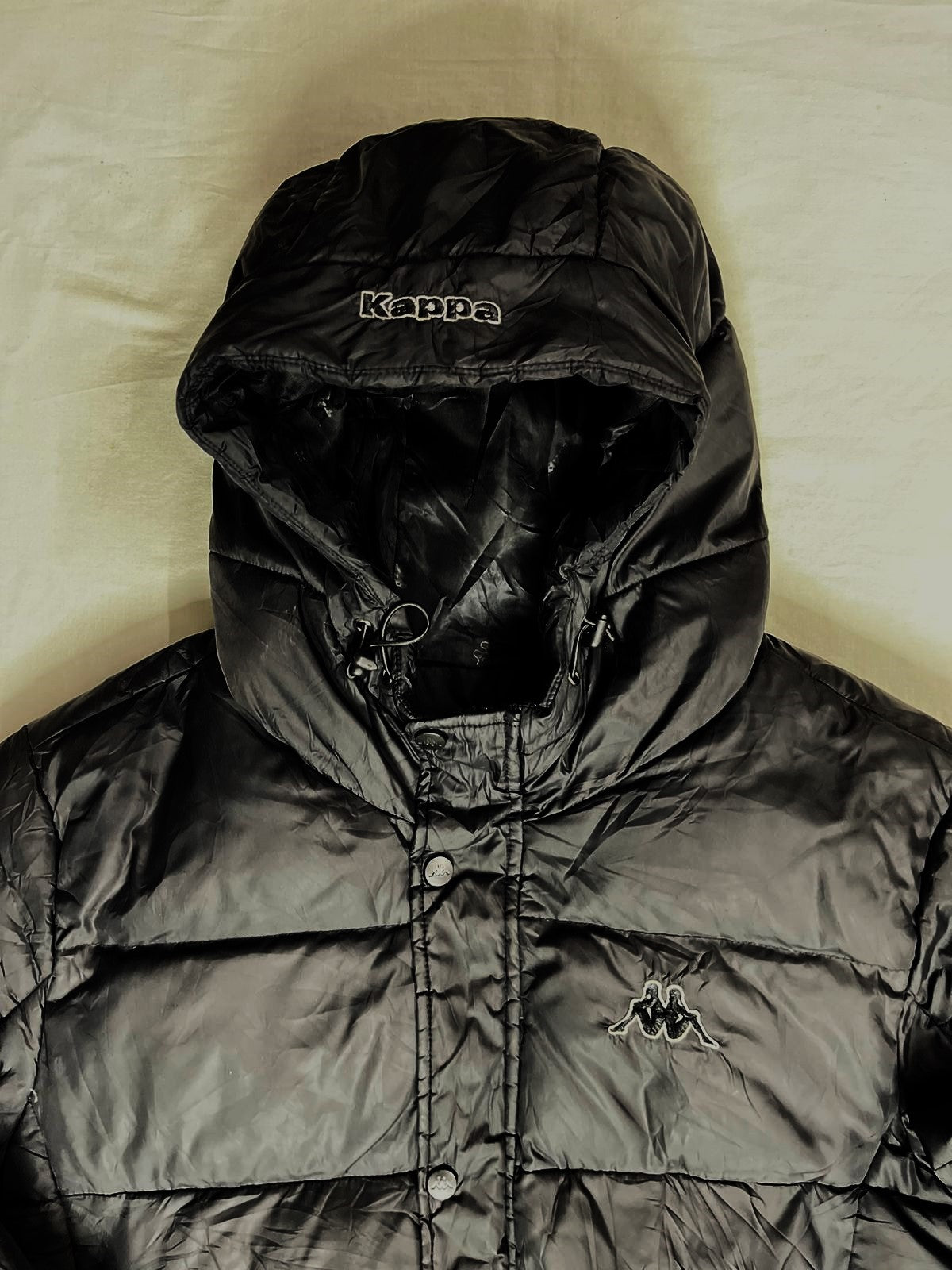 KAPPA Long Down Jacket – Black (Unisex L)