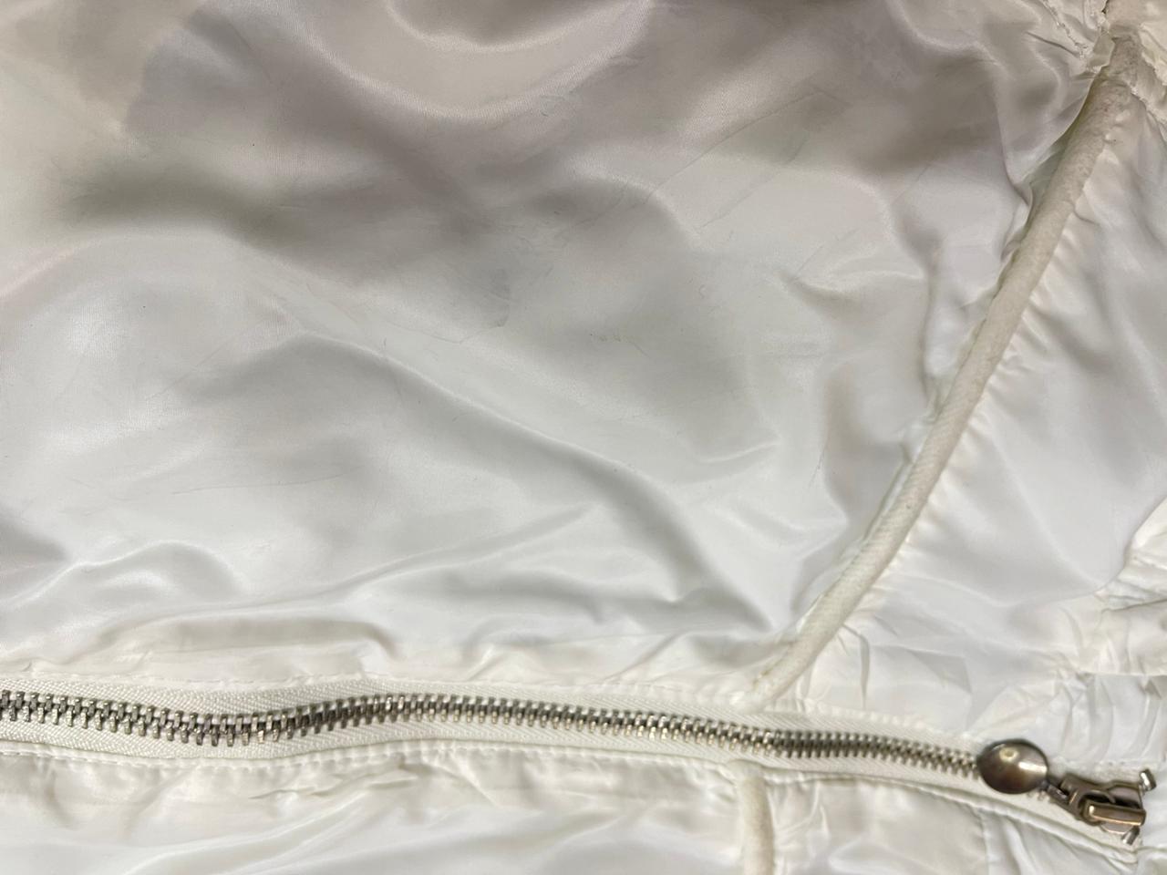 Calvin Klein Jeans Girls Hooded Jacket – White (4–5 Years)