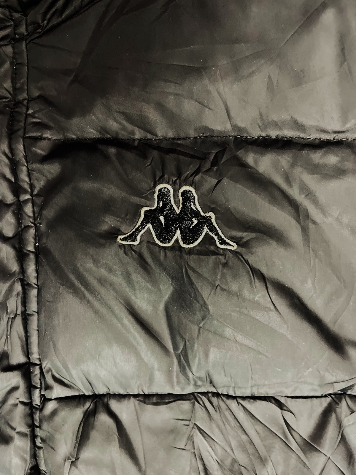 KAPPA Long Down Jacket – Black (Unisex L)