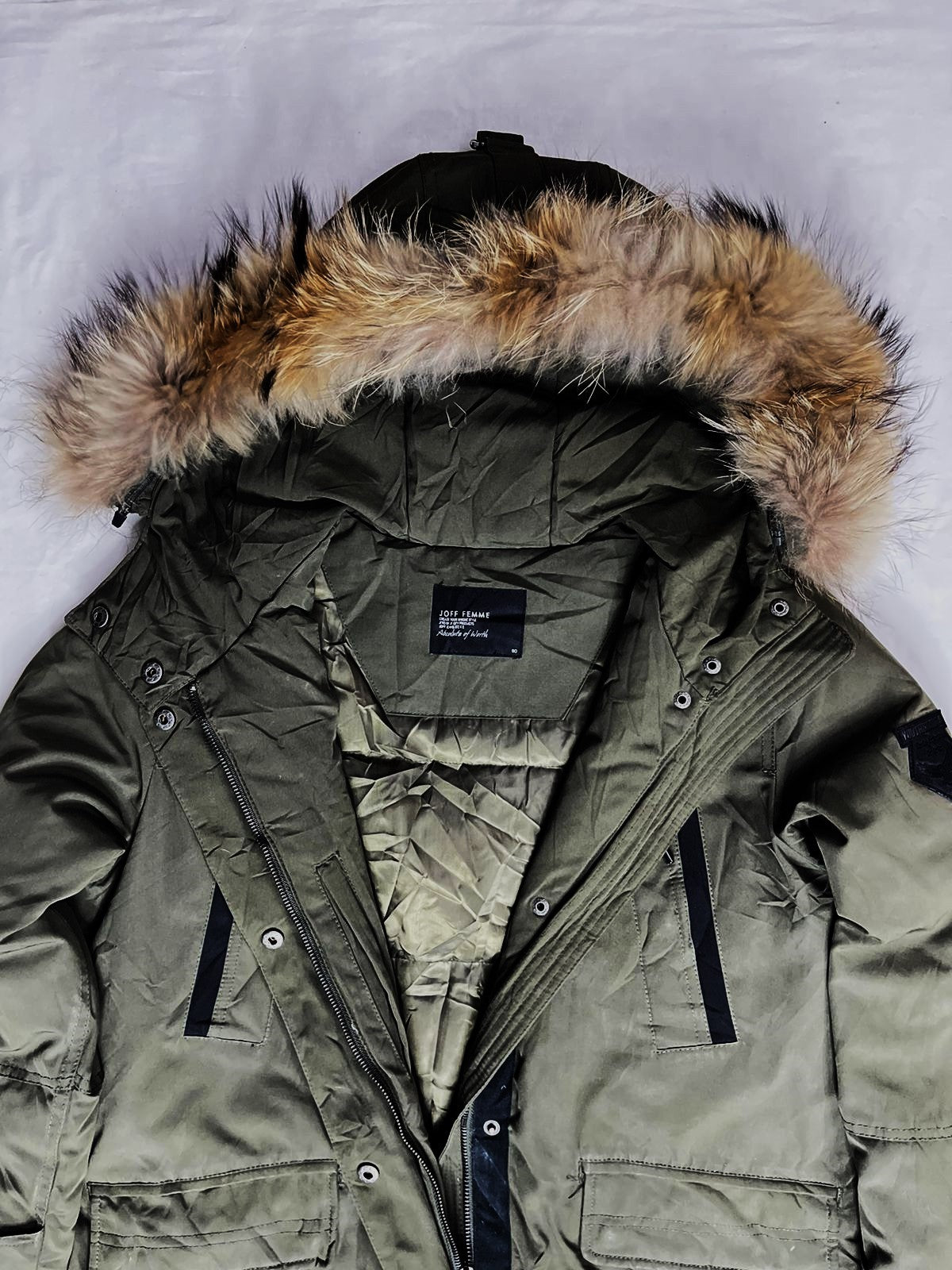 Seoul Puffer Jacket — Olive Green (Unisex)