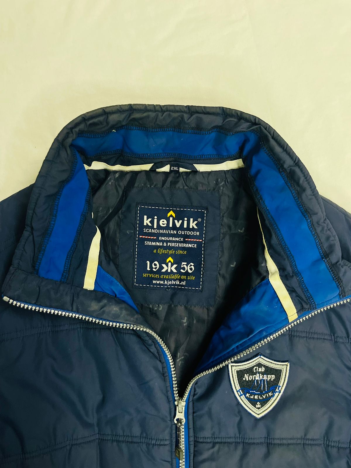 KJELVIK Sleeveless Jacket – Navy Blue – Men’s XXL