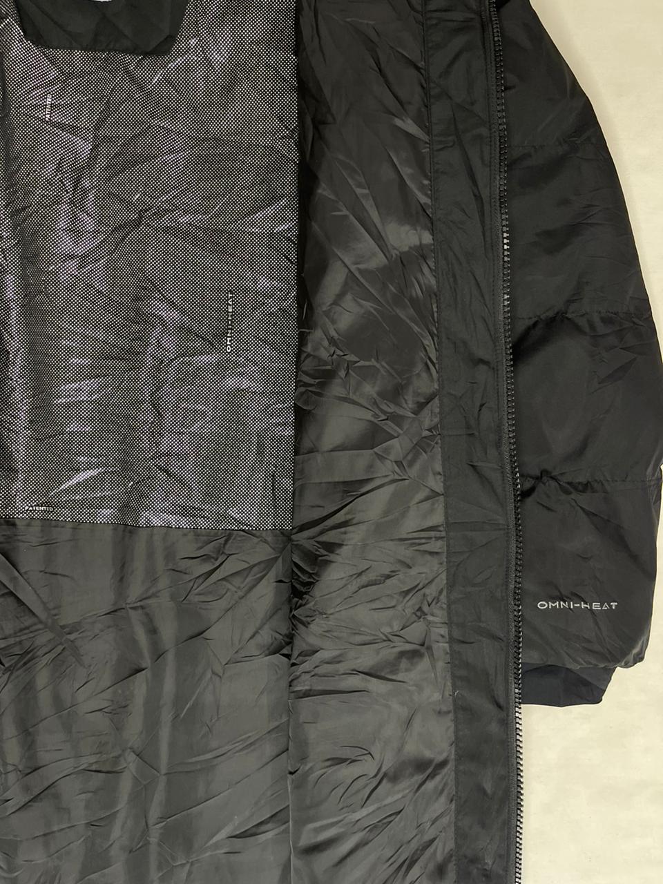 COLUMBIA Long Puffer Jacket – Black (Unisex M)