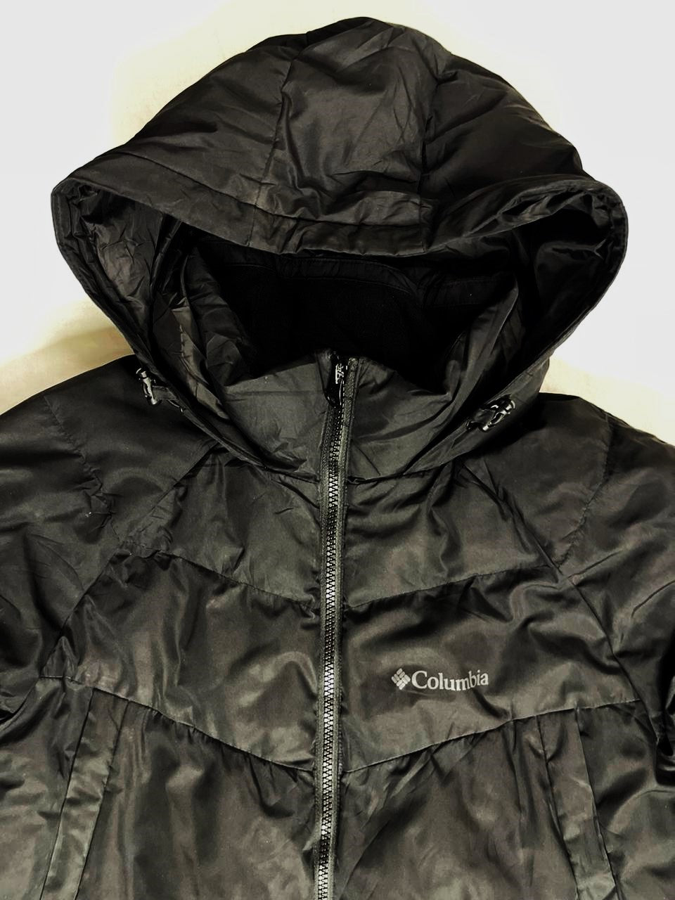 COLUMBIA Long Puffer Jacket – Black (Unisex M)