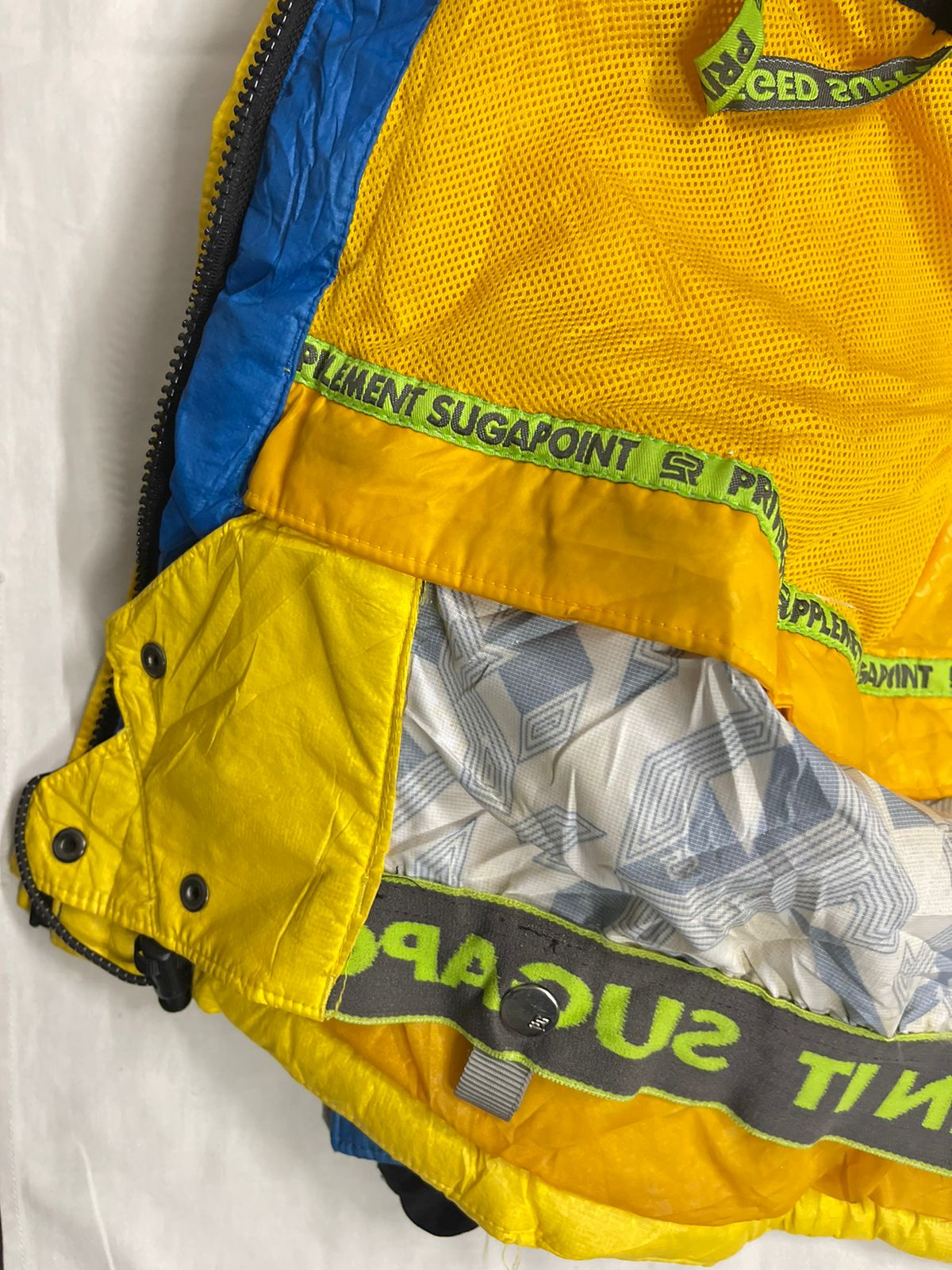 SUGA POINT Down Jacket – Blue/Yellow – Men’s M