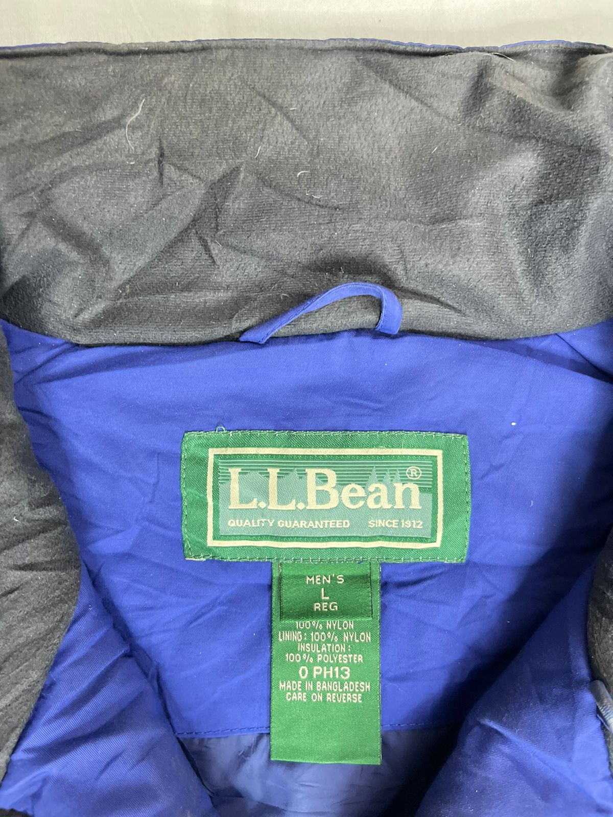 L.L. Bean Work Bomber Jacket – Blue Tones (Men’s L)