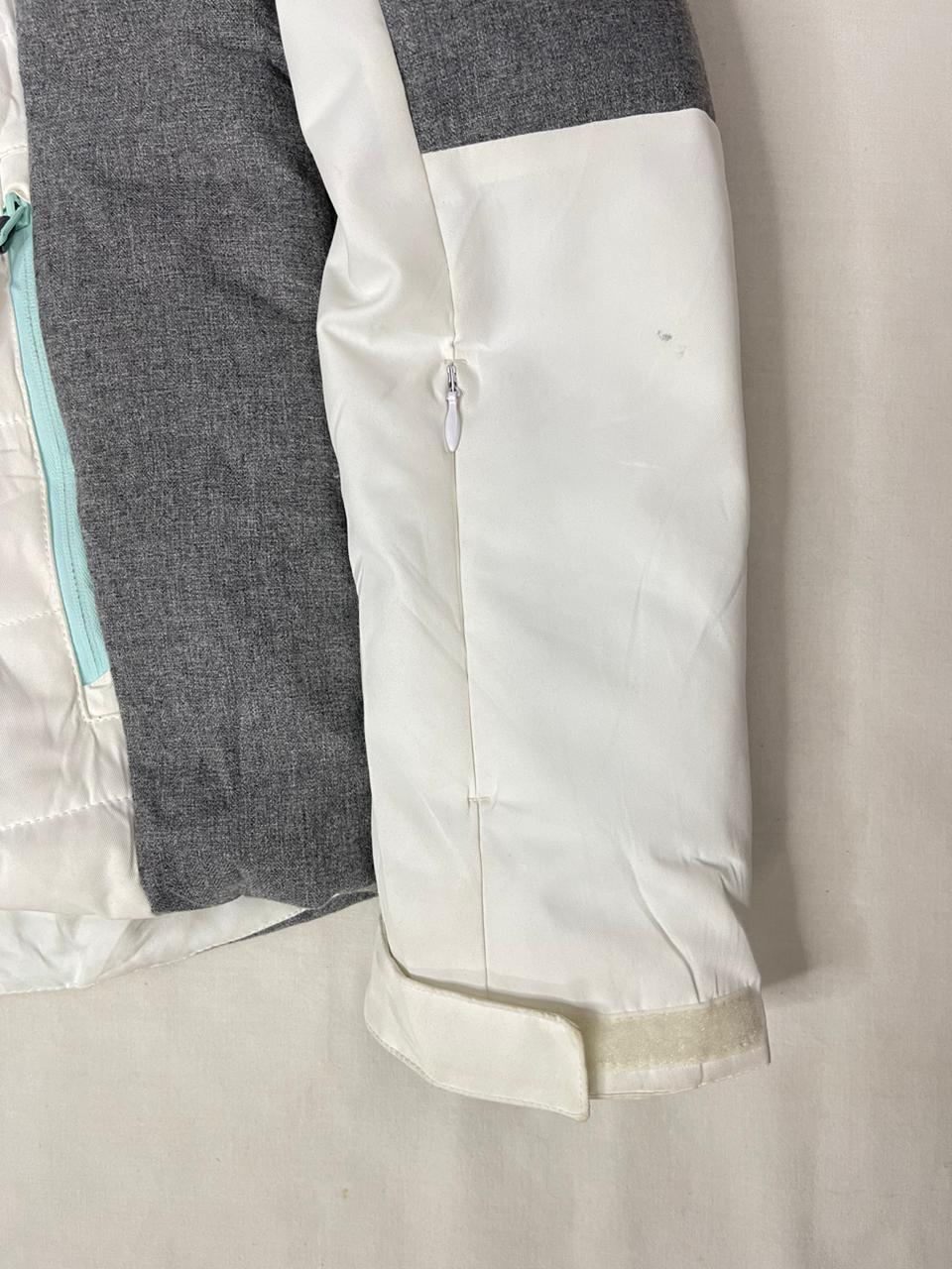 Mountain Warehouse Girls Adventure Jacket – White/Grey (Small)