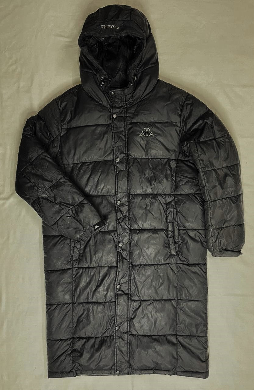 KAPPA Long Down Jacket – Black (Unisex L)