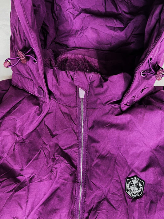 LEEWONJAE Girls Jacket – Purple (Medium)