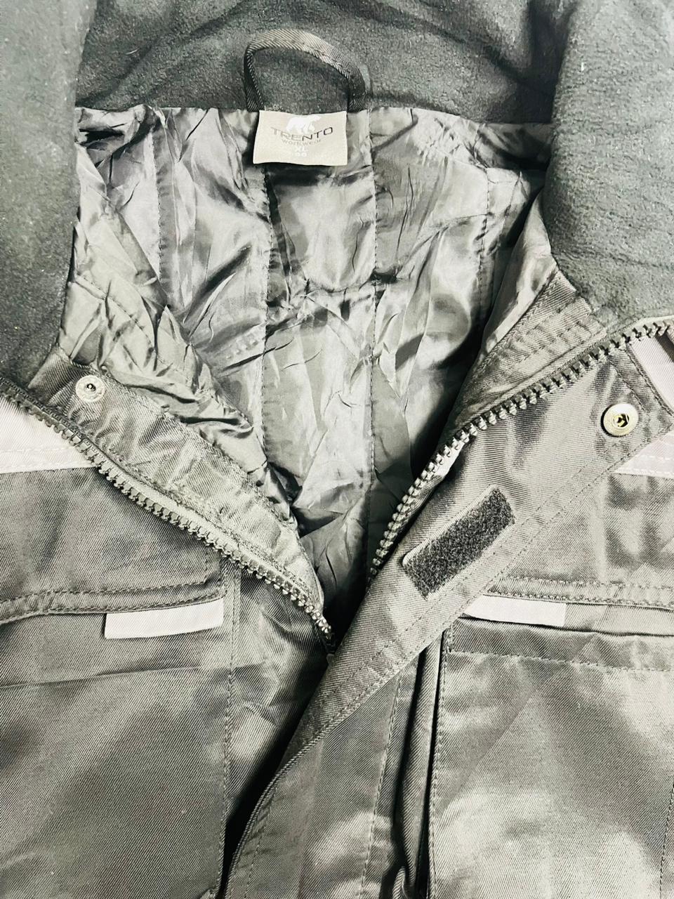 TRENTO Workwear Heavy-Duty Down Jacket – Black/Grey – Men’s L