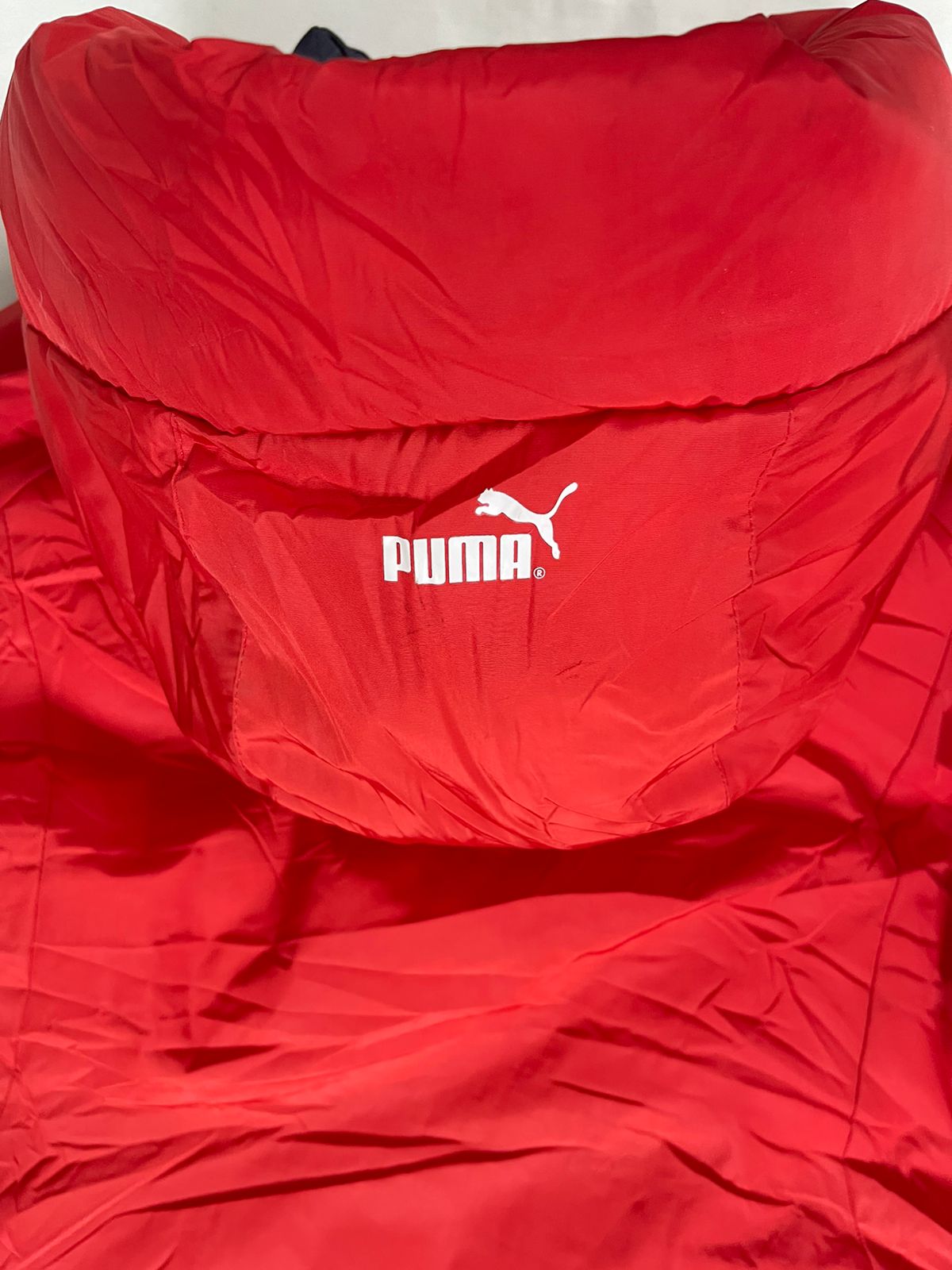 PUMA Red Premium Bomber Jacket – Small (Unisex)
