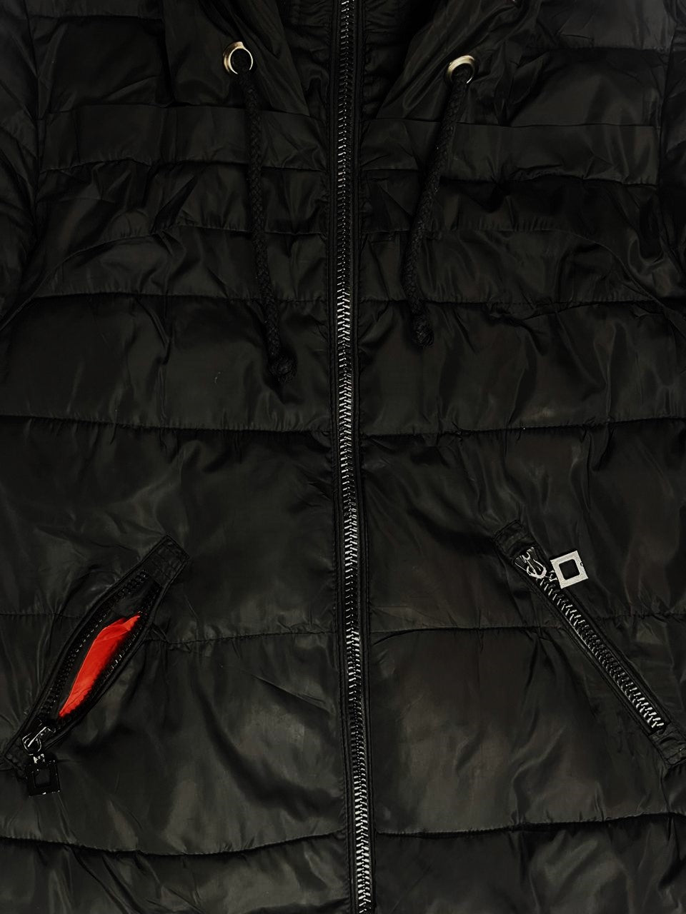 NAME Long Down Jacket – Jet Black (Unisex L)