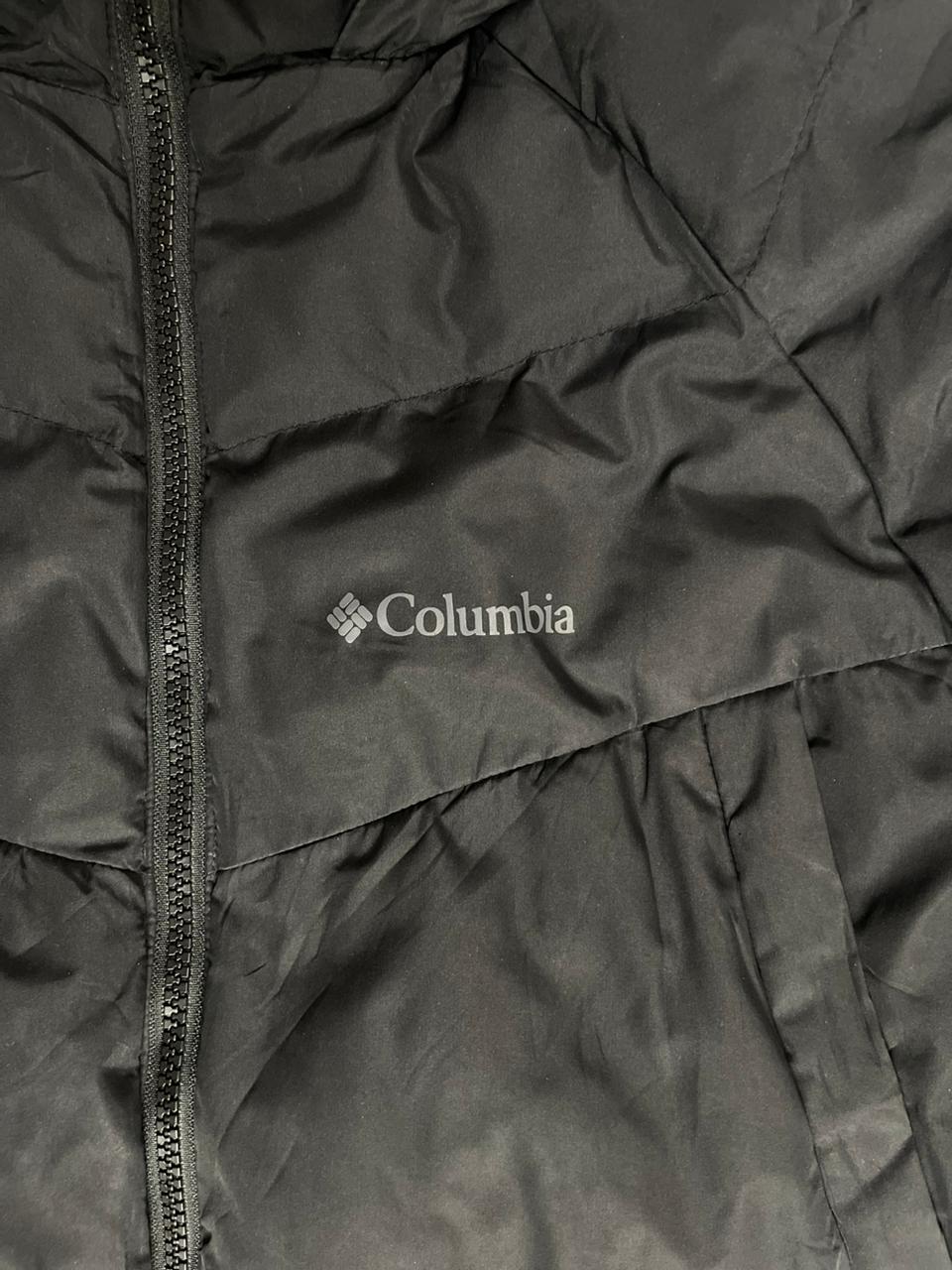 COLUMBIA Long Puffer Jacket – Black (Unisex M)