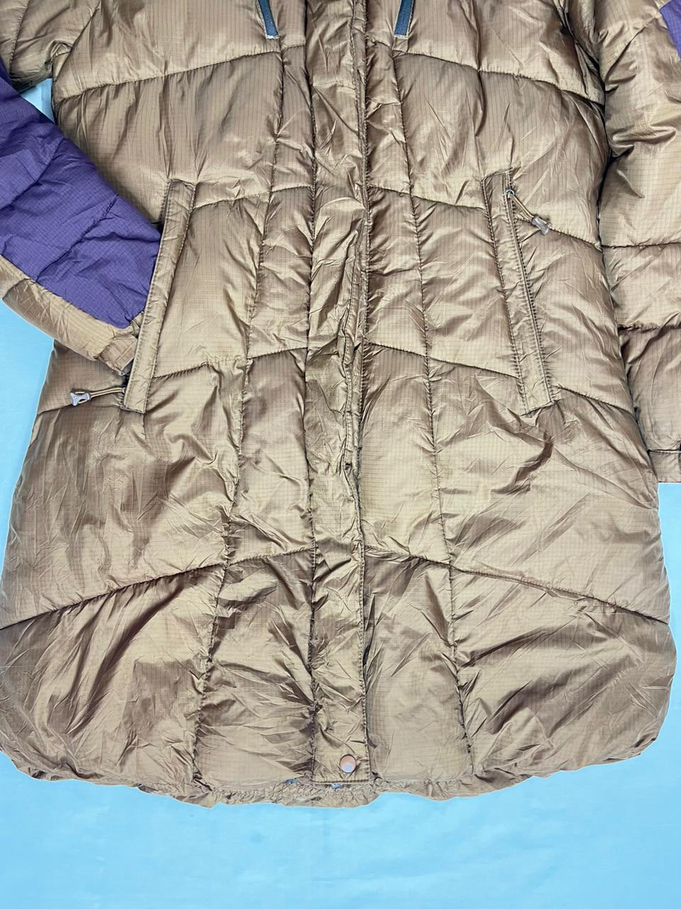 PARROT Mountaineers Expert Down Jacket – Brown × Purple (Unisex M)