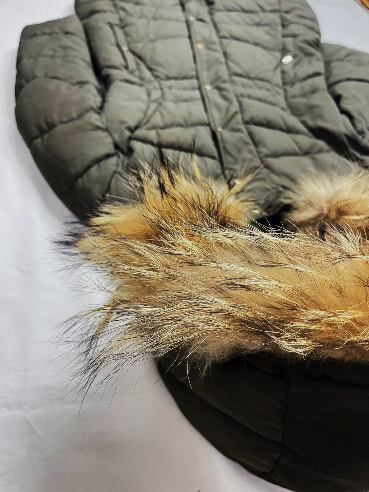 GGPX Ladies Premium Down Jacket – Army Green (Small)