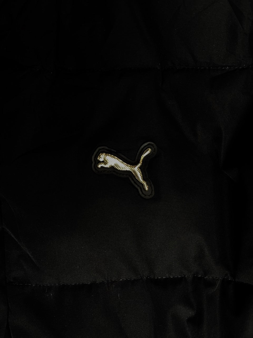 PUMA Long Puffer Jacket – Black (Unisex Medium)