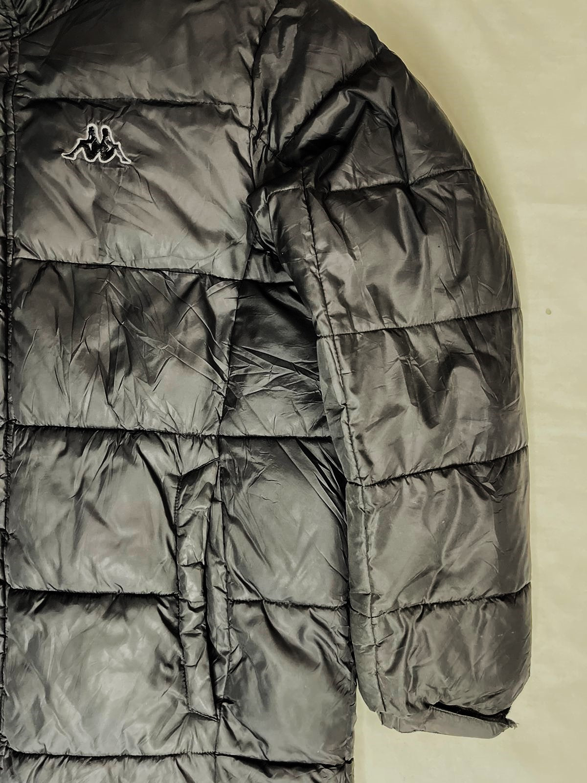 KAPPA Long Down Jacket – Black (Unisex L)