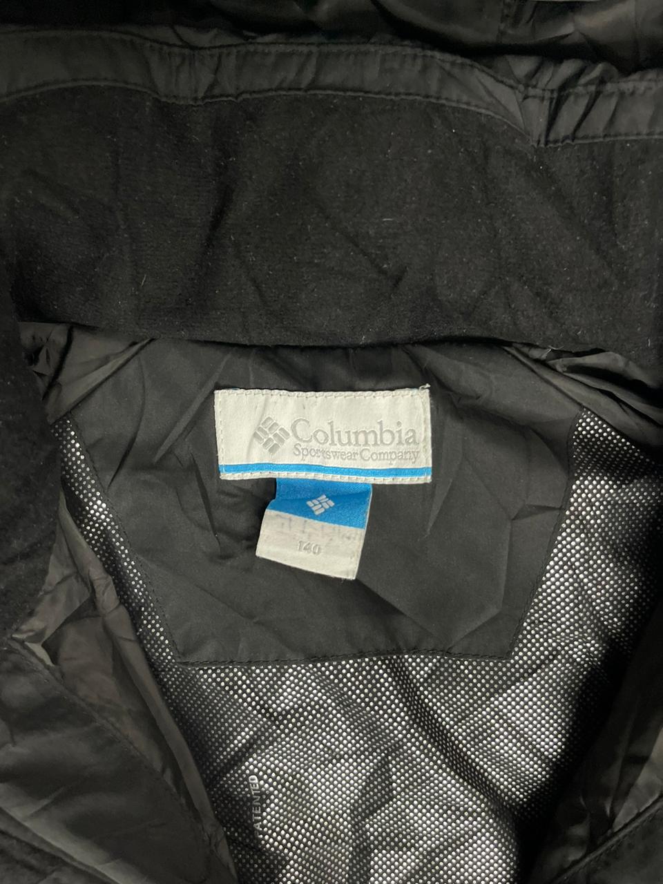 COLUMBIA Long Puffer Jacket – Black (Unisex M)