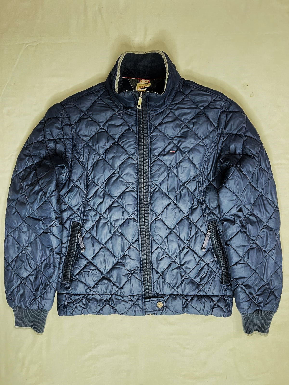 Tommy Hilfiger Navy Blue Bomber Jacket – Men’s XL