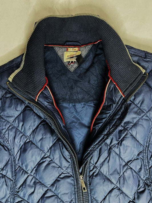 Tommy Hilfiger Navy Blue Bomber Jacket – Men’s XL