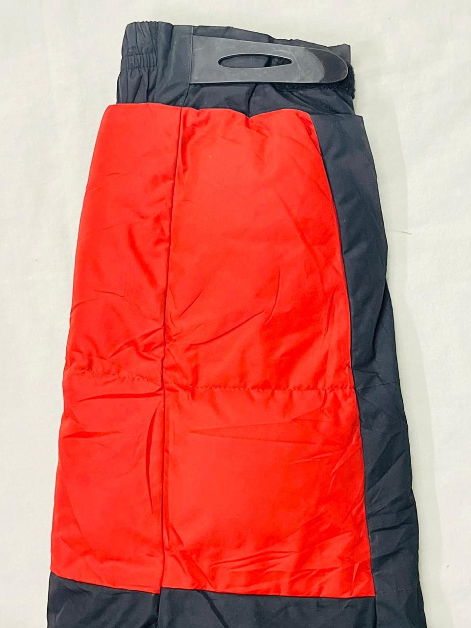 BLACK YAK Premium Puffer Jacket – Black/Red – Size M (Unisex)