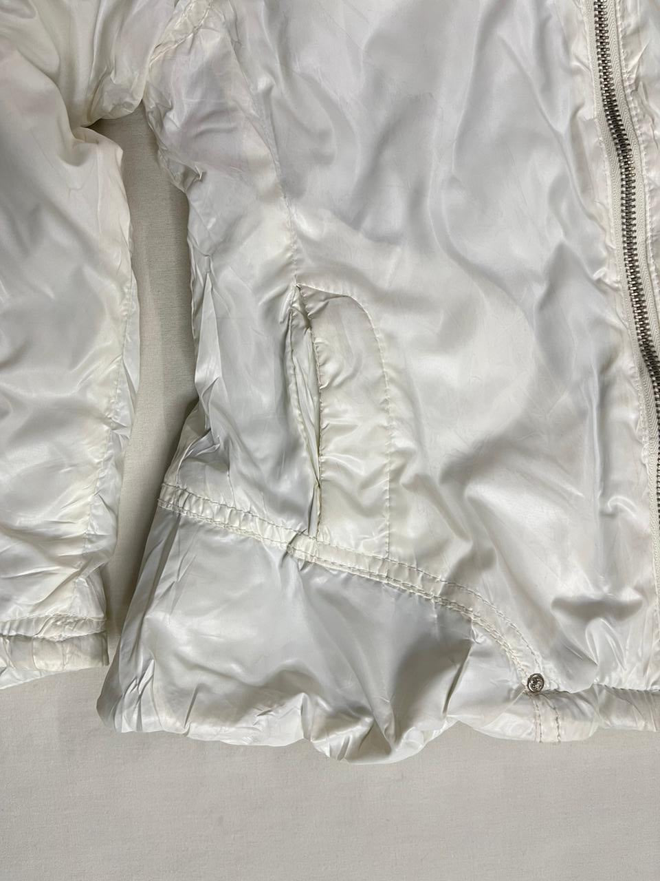 Calvin Klein Jeans Girls Hooded Jacket – White (4–5 Years)