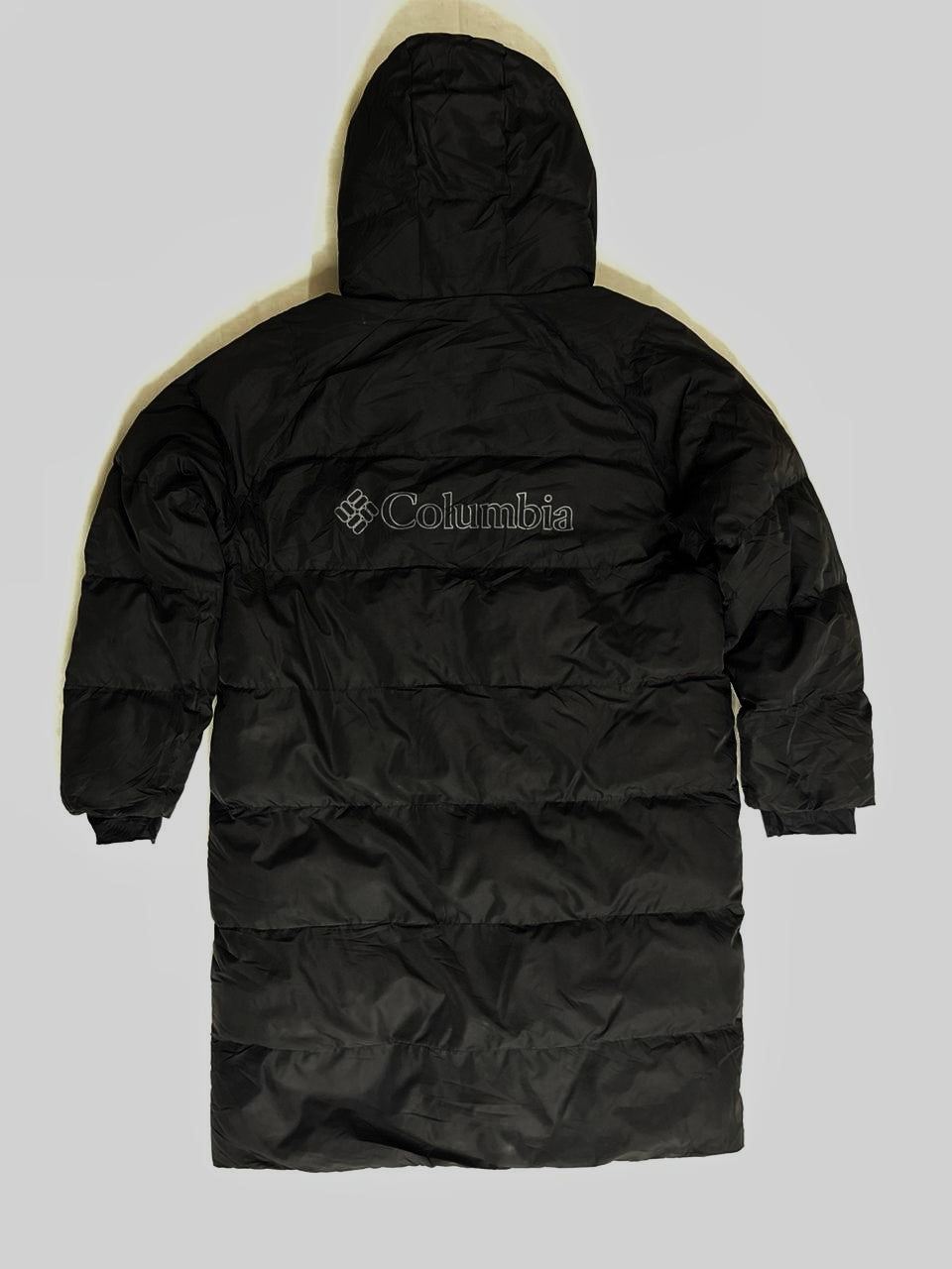 COLUMBIA Long Puffer Jacket – Black (Unisex M)