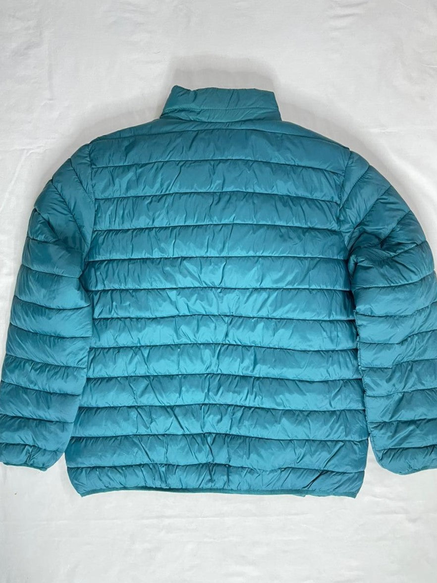 X-MAIL Sea Green Puffer Jacket – Unisex – USA XL