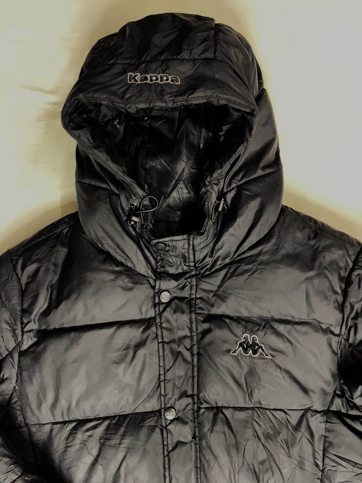 KAPPA Long Down Jacket – Black (Unisex L)