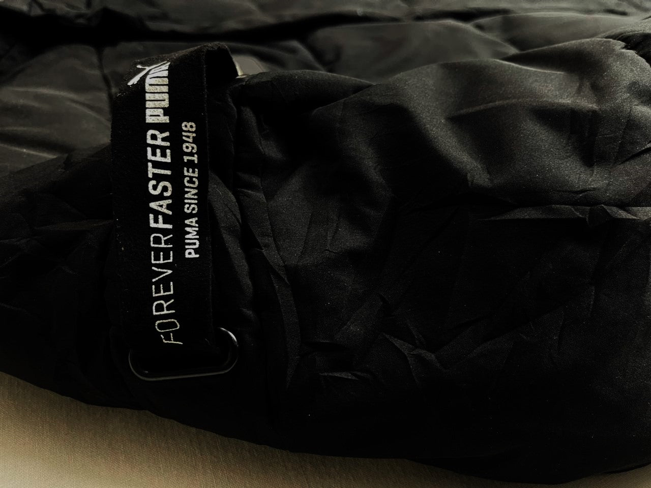 PUMA Long Puffer Jacket – Black (Unisex Medium)