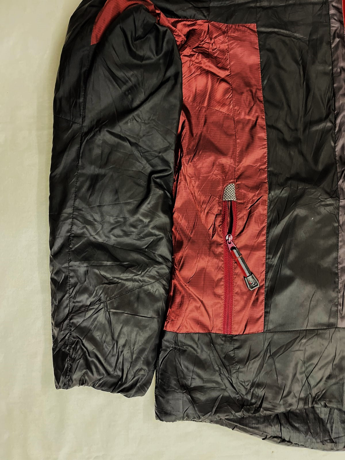 BLACK YAK Hooded Bomber Jacket – Black × Dark Champagne (Unisex M)