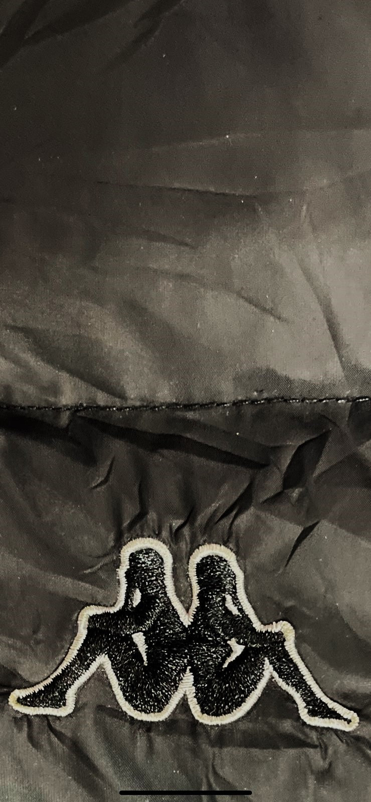 KAPPA Long Down Jacket – Black (Unisex L)