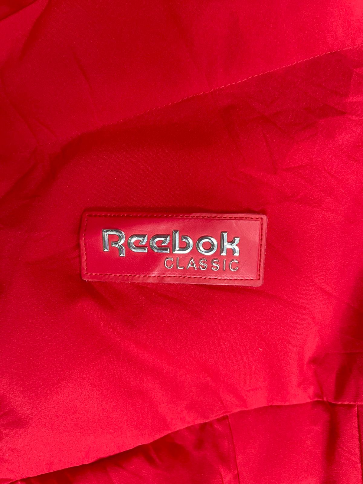 REEBOK Long Down Jacket – Red (Unisex M)