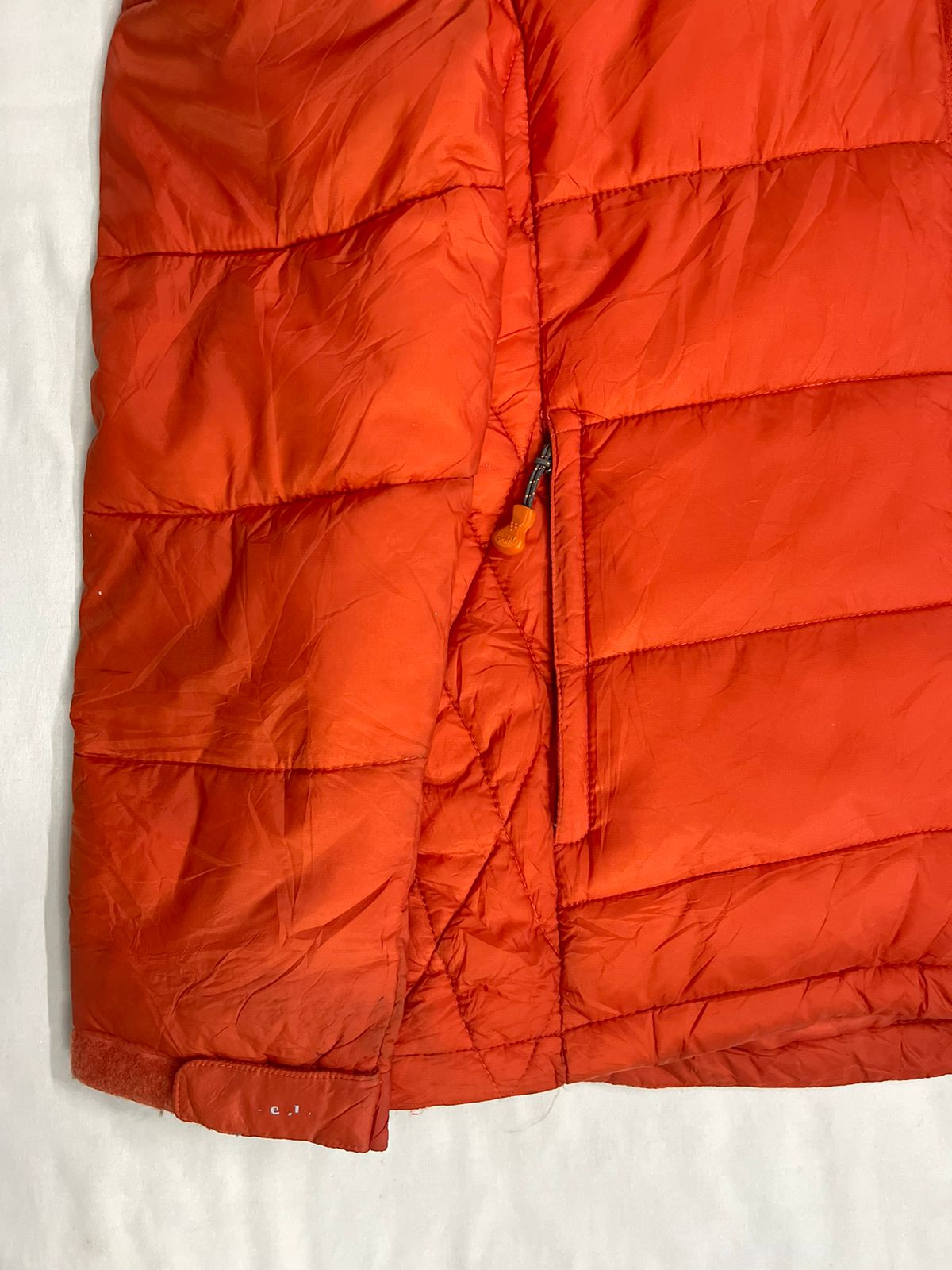 BALENKEY Hooded Puffer Jacket – Orange – Kids M (Unisex)