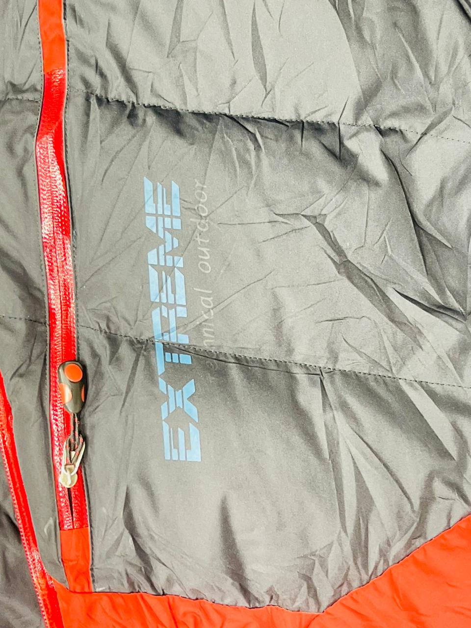 BLACK YAK Premium Puffer Jacket – Black/Red – Size M (Unisex)