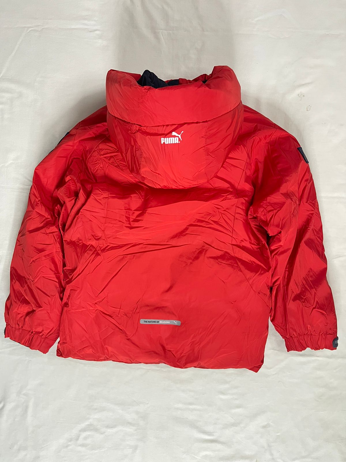 PUMA Red Premium Bomber Jacket – Small (Unisex)