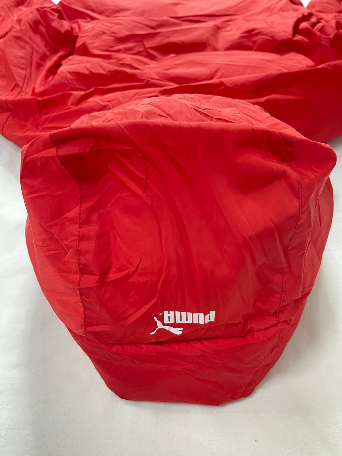 PUMA Red Premium Bomber Jacket – Small (Unisex)