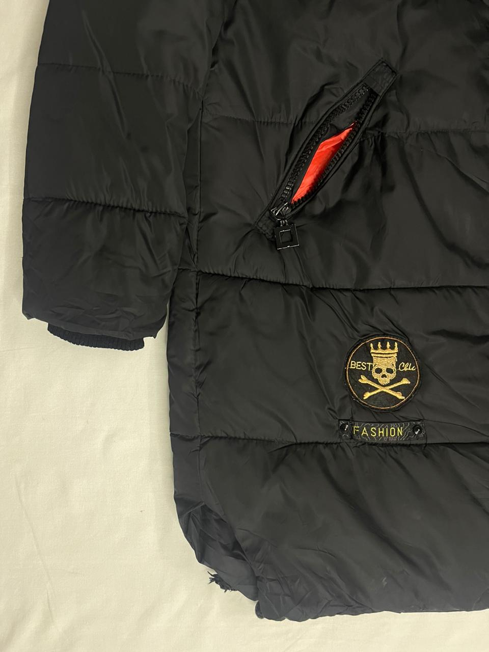 NAME Long Down Jacket – Jet Black (Unisex L)