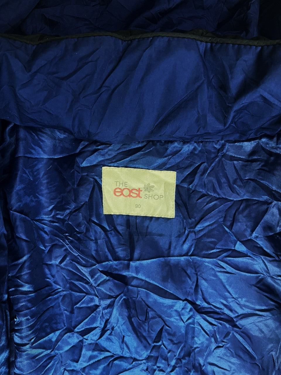 THE EAST SHOP Long Puffer Jacket – Black (Girls M)