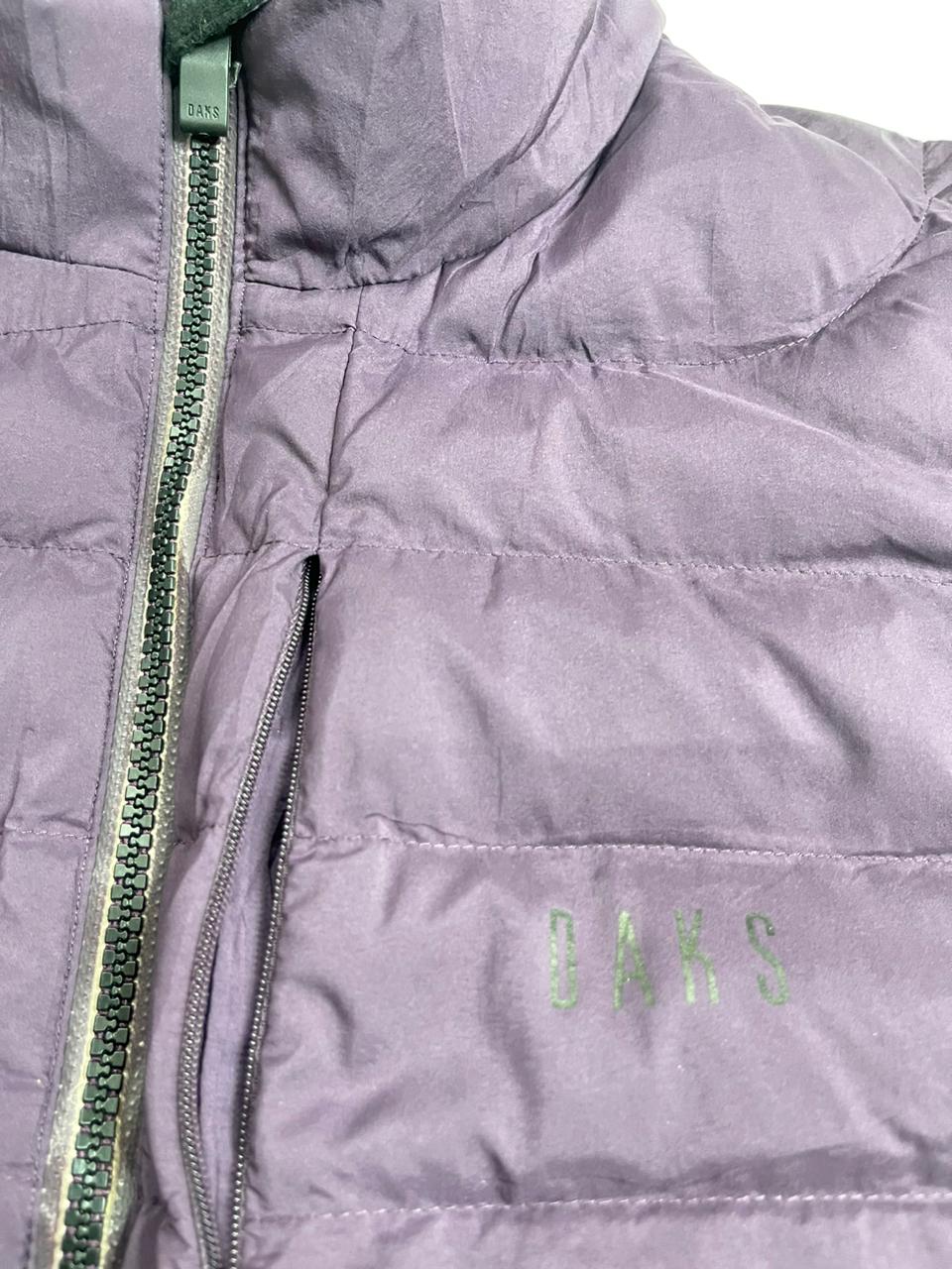 OAKS Sleeveless Down Jacket – Purple/Black – Unisex M