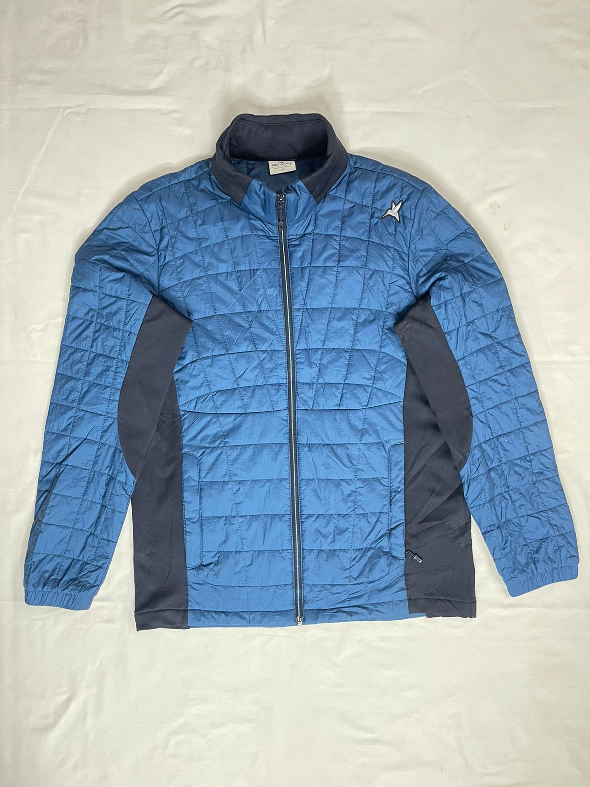 Westwood Blue & Black Bomber Jacket – Men’s Medium
