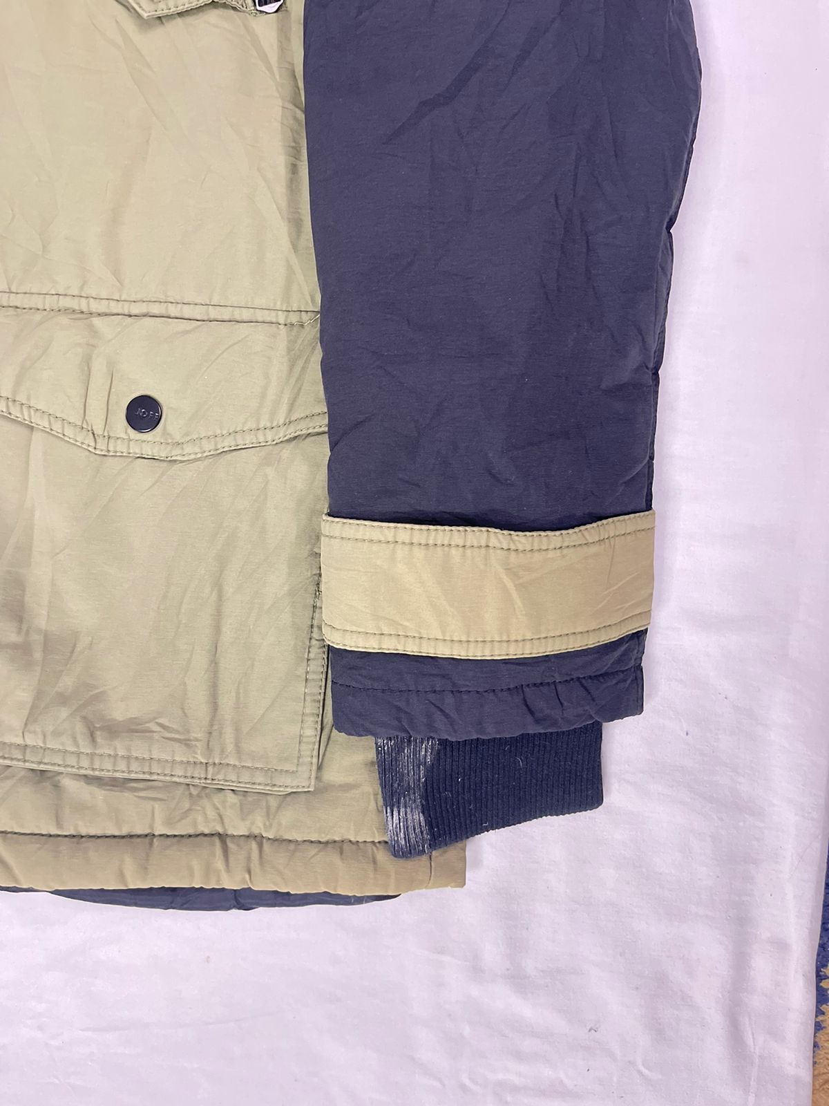 Men’s Premium Puffer Jacket – Green/Black – Size M